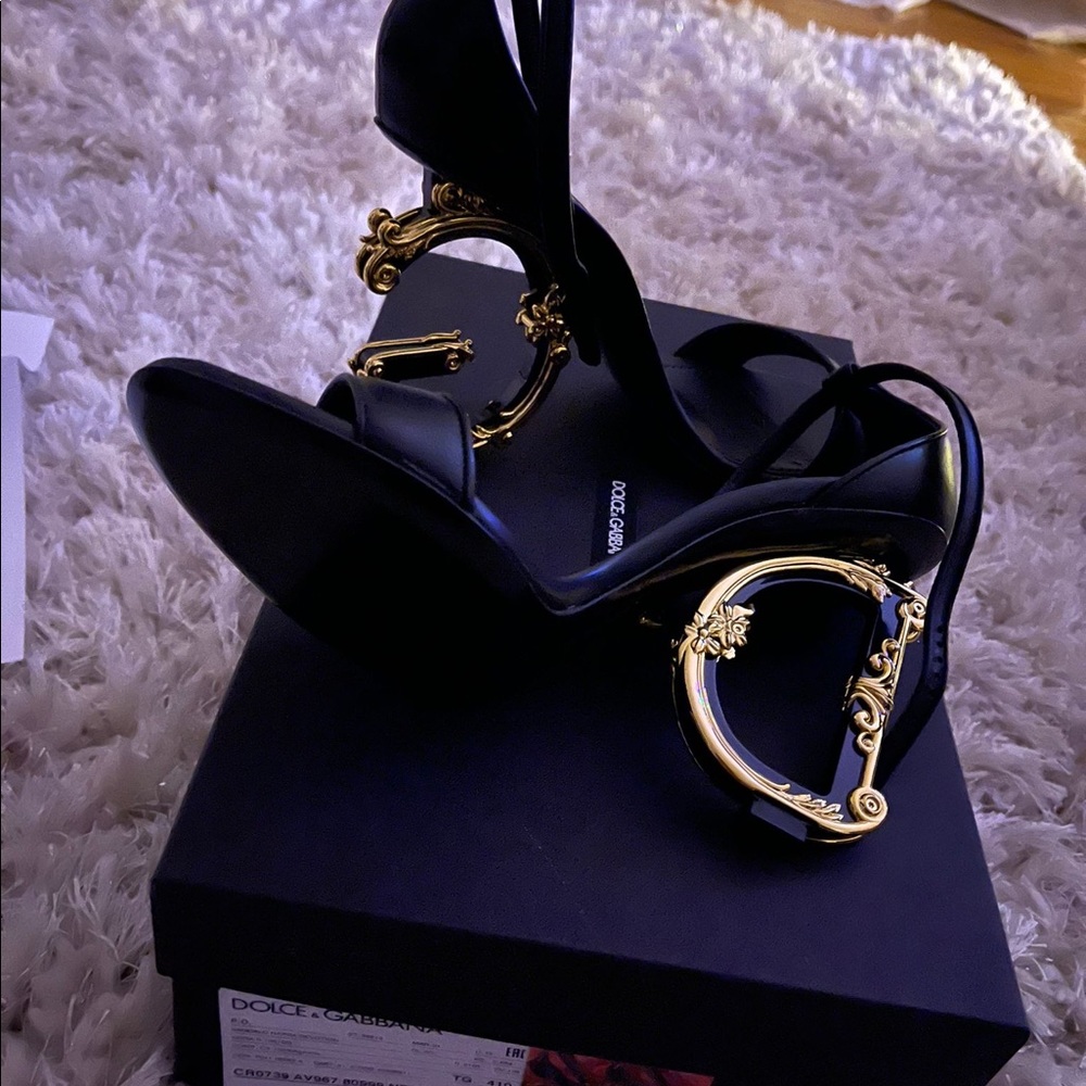 DOLCE & GABANA Nappa Leather Sandals